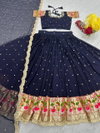 Pc 515 Georgette With Embroidery Sequence Work Lehenga Choli With Dupatta Online Wholesale